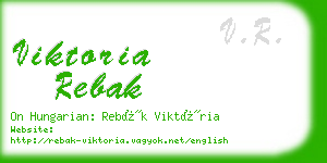 viktoria rebak business card